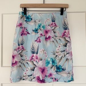 Tommy Bahama Tropical Linen Above Knee Skirt